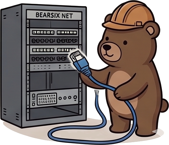 Bear holding cable